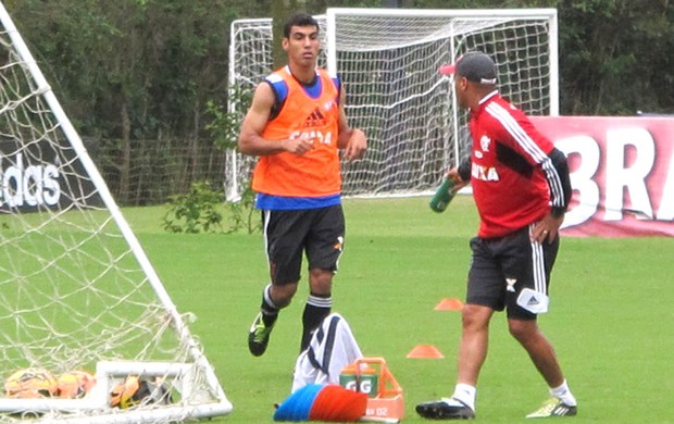 Fernando treino Flamengo (Foto: Richard Souza)