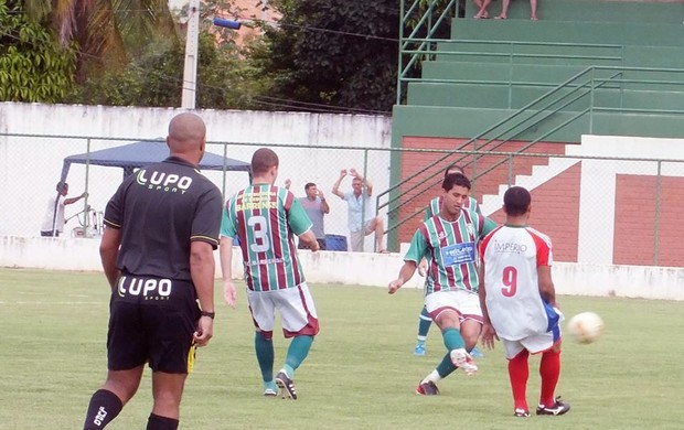O Barrense venceu o Leac por 4 a 3, jogando em Marilândia (Foto: PC Esportes)