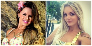 Thalita Zampirolli no antes e depois do nariz (Foto: Reprodução/Instagram)