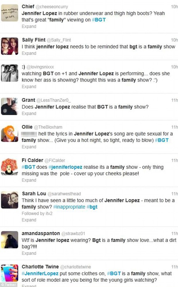 Tweets sobre Jennifer Lopez (Foto: Twitter/Reprodução)