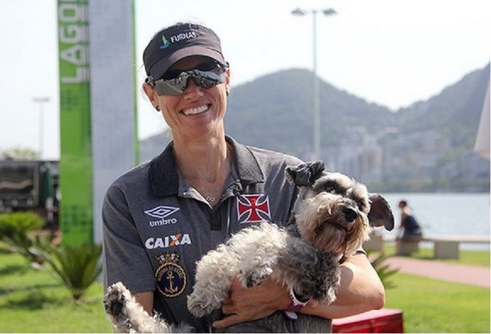 Fabiana se despediu do remo neste domingo (Foto: Paulo Fernandes/Vasco.com.br) Fabiana se despediu do remo neste domingo (Foto: Paulo Fernandes/Vasco.com.br)