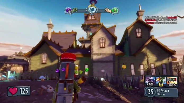 Visão da parte de trás do mapa Zomboss State (Foto: Reprodução: YouTube)