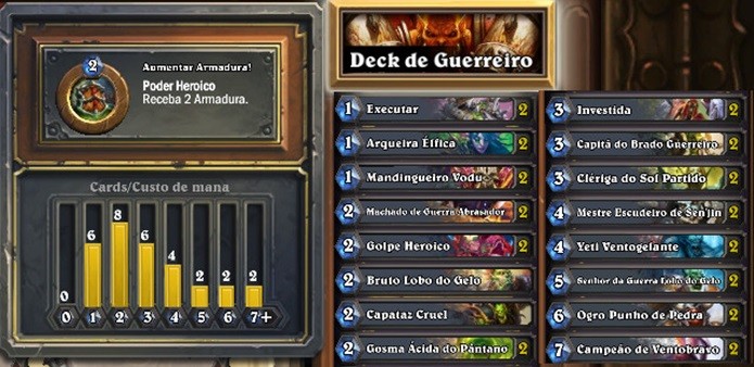 Deck Básico de Guerreiro (Foto: Montagem / Dario Coutinho)