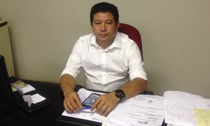 Secretário Edinoelson Trindade; Sedel; Amapá (Foto: Rafael Moreira/GE-AP)