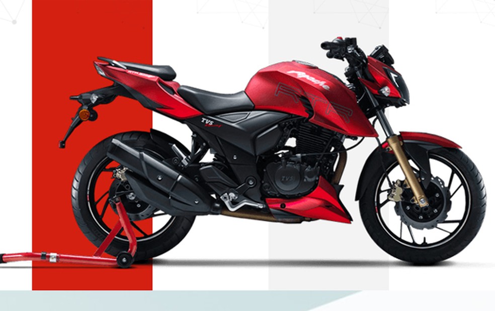 TVS Apache RTR 200 (Foto: Divulgação)