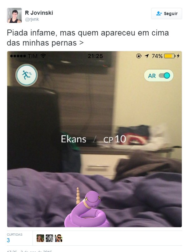 Usuários comentam lançamento do Pokémon Gol no Brasil (Foto: Reprodução / Twitter)