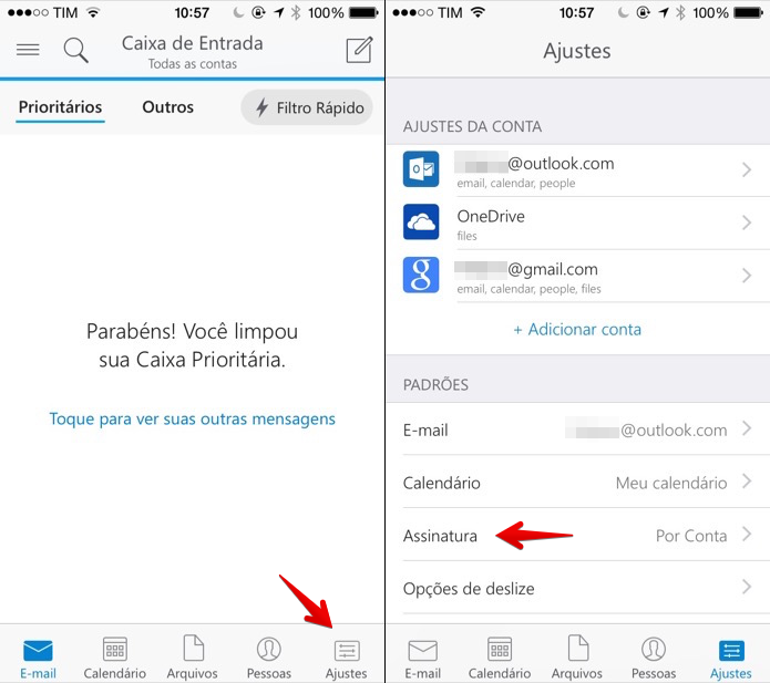 Como Mudar A Assinatura Do Outlook No Ios Android E Windows Phone Dicas E Tutoriais Techtudo 1468