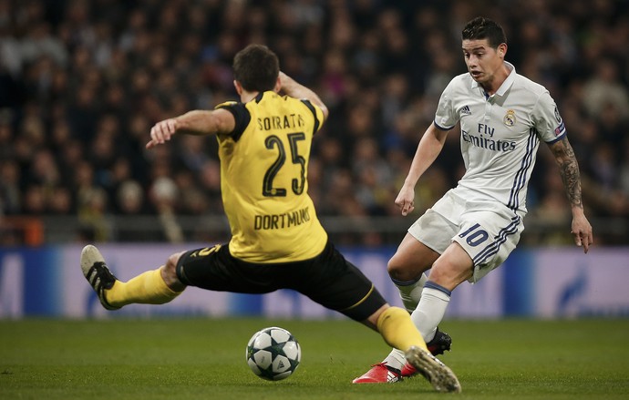 James Rodríguez Real Madrid Borussia Dortmund (Foto: AP)