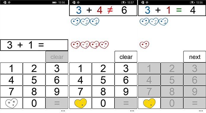 Saski Studio Calculator ajuda crianças a aprender matemática de forma simples e fácil (Foto: Divulgação/Windows Phone Store)