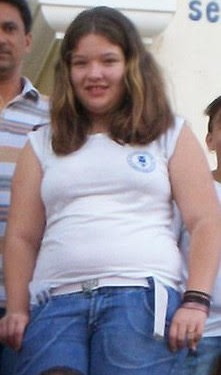 Joanna sofreu com o sobrepeso durante a adolescência (Foto: Joanna Fagiani de Sousa / Arquivo Pessoal)