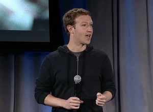 Mark Zuckerberg durante apresentação do Facebook Home (Foto: Reprodução/Facebook)