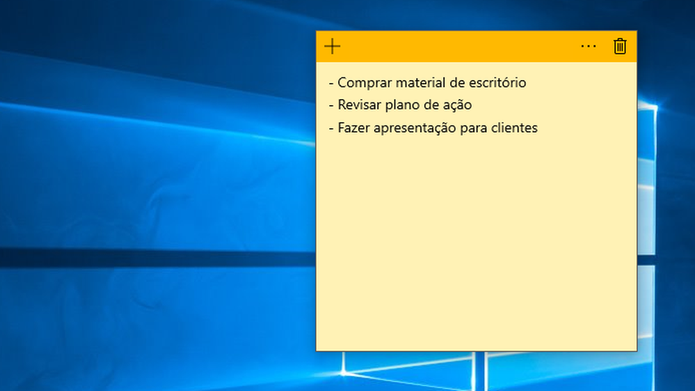 Como usar o aplicativo Notas Autoadesivas no Windows 10 | Dicas e