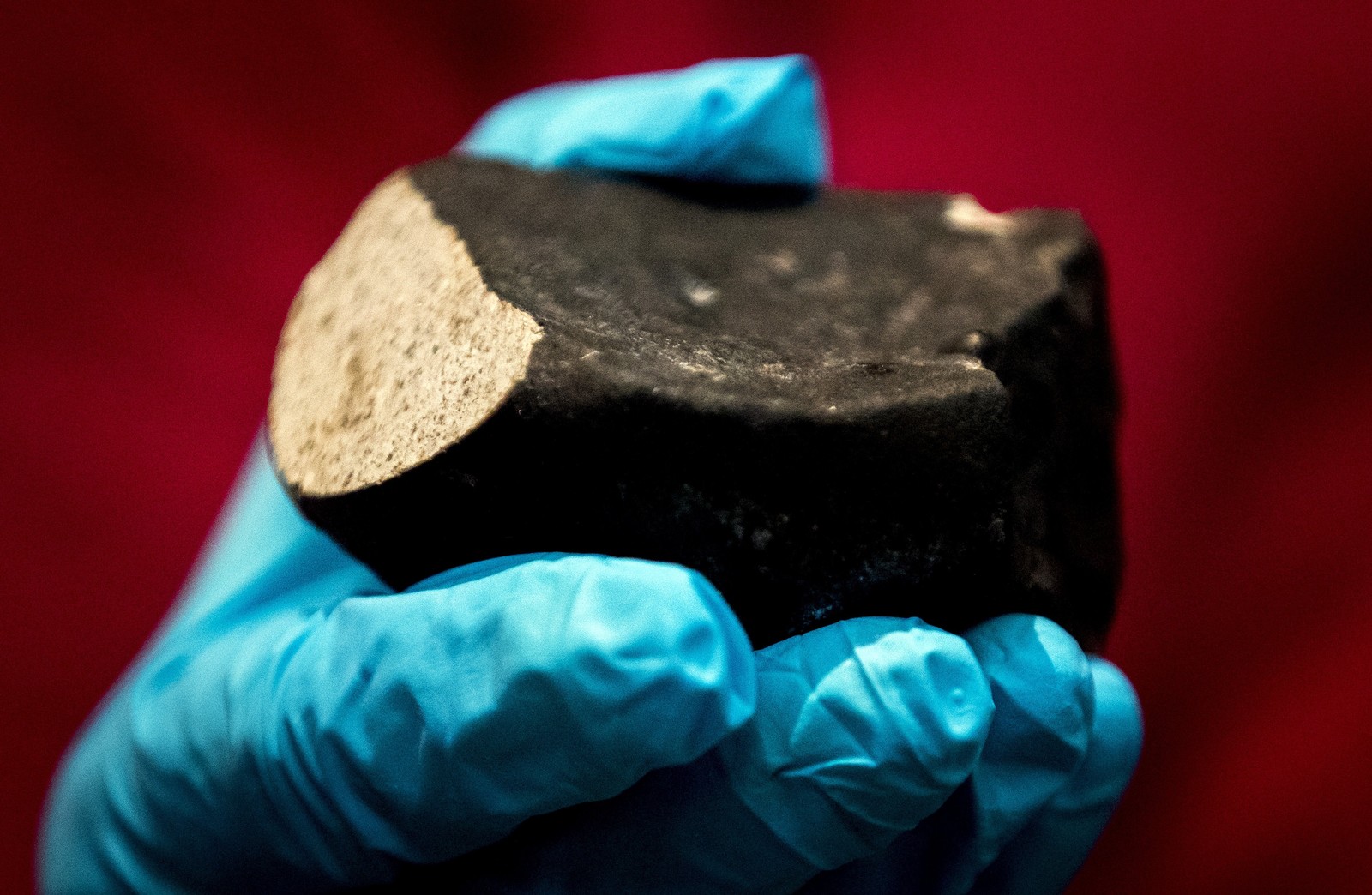  Este é o sexto meteorito descoberto na Holanda nos últimos 200 anos (Foto: Koen van Weel / ANP / AFP )