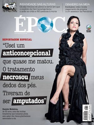 Capa da edição 877 de Época, sobre os riscos dos anticoncepcionais hormonais (Foto: ÉPOCA)