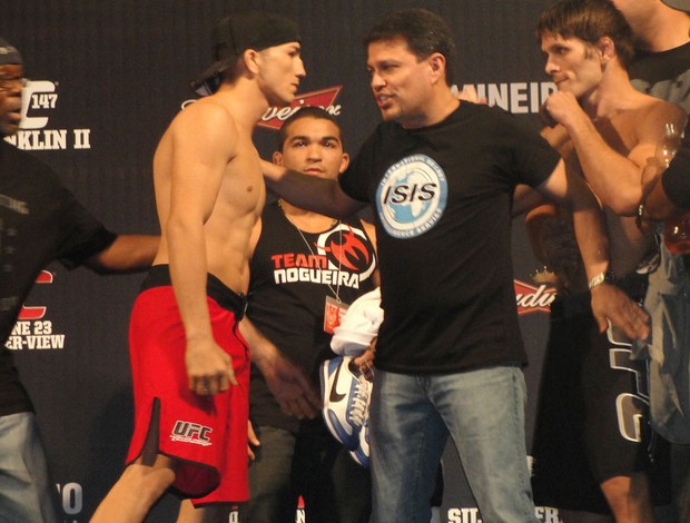 Pesagem Gasparzinho, UFC BH (Foto: Marcelo Russio / SporTV.com)