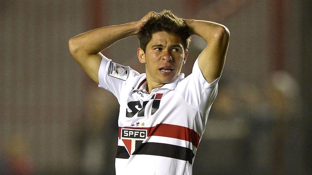 Osvaldo São Paulo Arsenal de Sarandí Libertadores (Foto: AFP)
