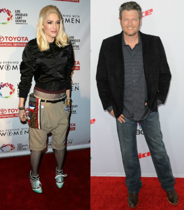 Gwen Stefani e Blake Shelton estariam juntos, segundo revista (Foto: Getty Images) (Foto: Getty Images)