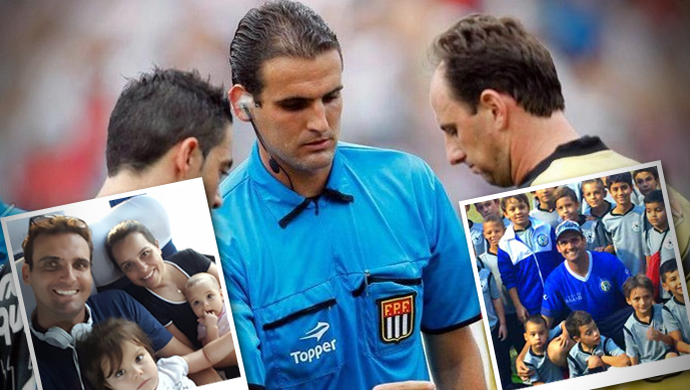 Guilherme Ceretta de Lima: carreira como árbitro, a família e a nova vida nos EUA como treinador  (Foto: Arte/ TV TEM)