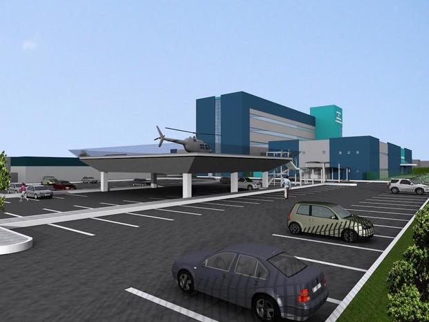 Novo hospital Rondônia (Foto: Divulgação/Governo de Rondônia)