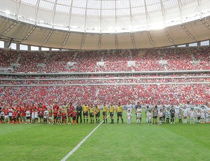 Santos x Flamengo - Estádio Mané Garrincha (Foto: Lula Marques / Secopa-DF)
