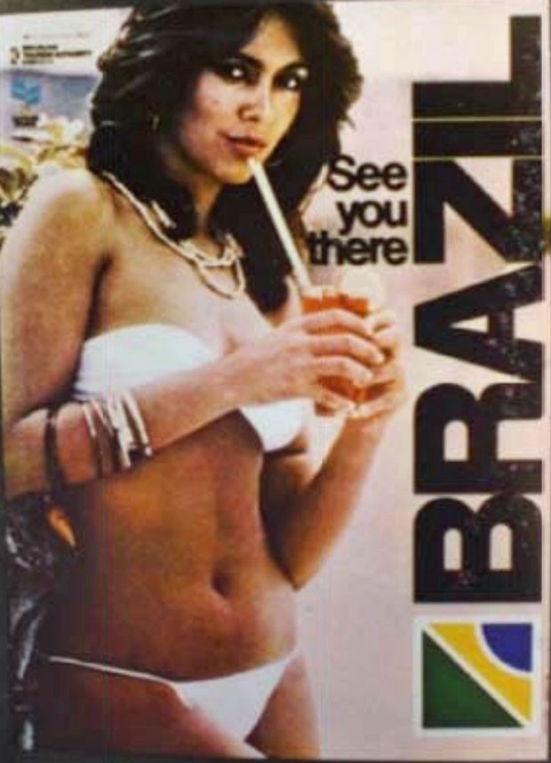 Propaganda da Embratur de 1983 (Foto: Reprodução/Kelly Akemi Kajihara )