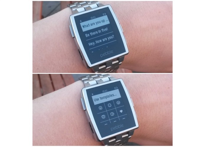 Pebble ganha resposta a mensagens e outros recursos do Android Wear (Foto: Divulgação)