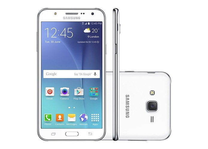 Galaxu J7 oferece tela em HD de 5,5 polegadas e processador octa-core (Foto: Divulgação/Samsung)