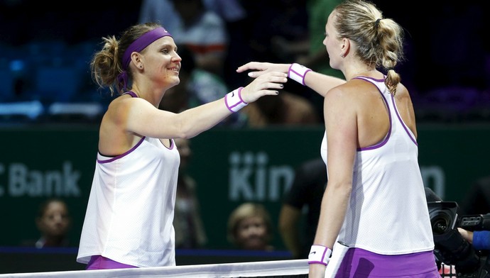 Petra Kvitova e Lucie Safarova WTA Finals (Foto: Reuters)