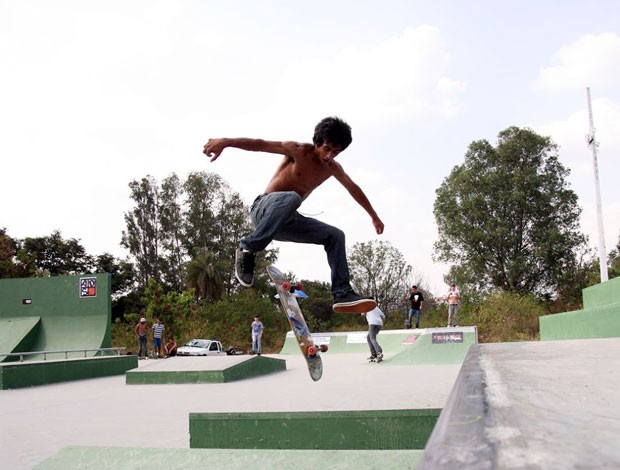 Pista de skate do Parque da Ilha em Divinópolis MG (Foto: ADS/Arquivo Pessoal)