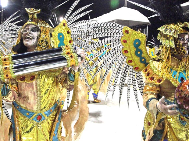 Os Feras apostam em temas egípcios no Carnaval 2016 (Foto: Flora Dolores / O Estado)