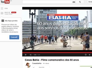 Casas da Bahia foram os maiores anunciantes da TV aberta na cidade de São Paulo (Foto: Reprodução)