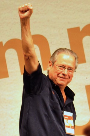 O ex-ministro José Dirceu durante o 4º Congresso Nacional do PT, em setembro de 2011 (Foto: José Cruz  / Agência Brasil)
