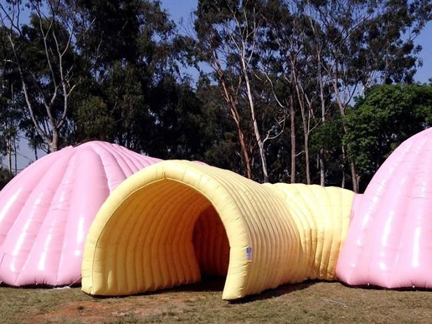 Pulmão inflável com capacidade para até 100 pessoas será montado na UFMT em Cuiabá (Foto: Assessoria/MPE)