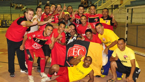 Cajuína de volta a primeira divisão do futsal brasileiro  (Foto: CBFS)
