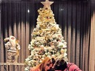 Mulher de Lionel Messi mostra árvore de Natal da família