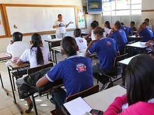 Escola estadual da Bahia (Foto: Secretaria de Educação da Bahia/Divulgação)