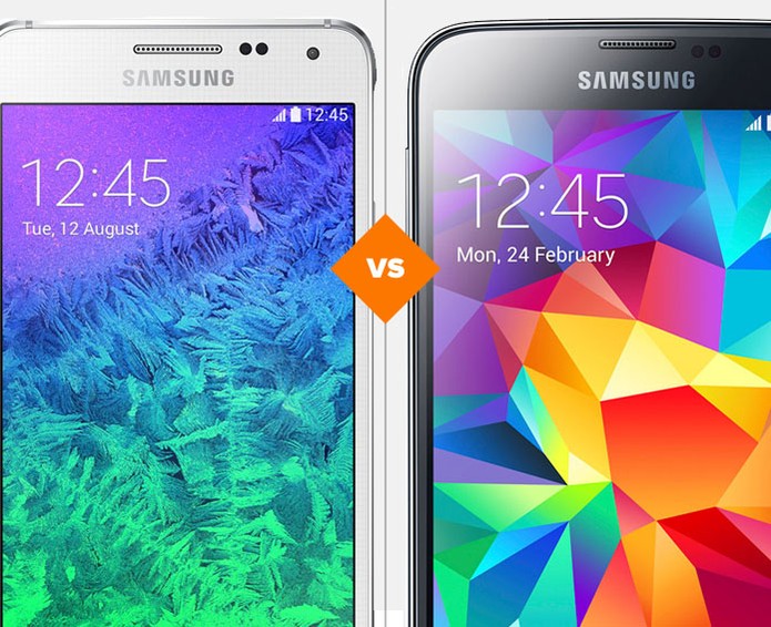 Galaxy Alpha e Galaxy S5: veja as diferenças entre os tops (Foto: Arte/TechTudo)