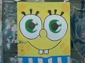 Estudante Decora Caixas Telefonicas Com Grafite De Desenho Animado Para G1 Astronauta com uma abóbora na cabeça. g1 globo