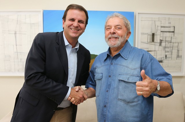 Paes e Lula um ano após 'episódio de Maricá' - Jornal O Globo
