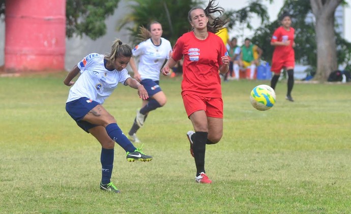 São José Santos futebol feminino Jogos Abertos do Interior Bauru (Foto: Tião Martins/ PMSJC)