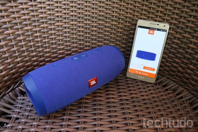 JBL Charge3 (Foto: Aline Batista/TechTudo) JBL Charge3 (Foto: Aline Batista/TechTudo)
