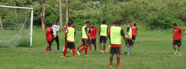 Treino Fla-PI x Santos (Foto: Josiel Martins )