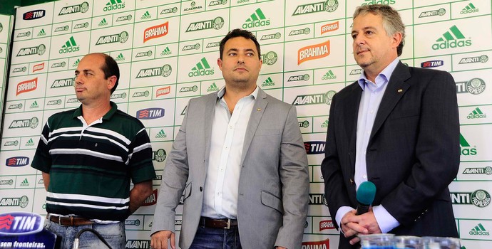 paulo nobre cicero souza ALEXANDRE MATOS GERENTE DE FUTEBOL PALMEIRAS  (Foto: Marcos Ribolli)