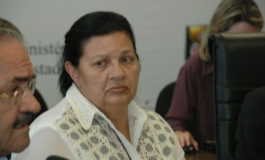 Rosilene Gomes, presidente da FPF (Foto: Yordan Cavalcanti / GloboEsporte.com/pb)