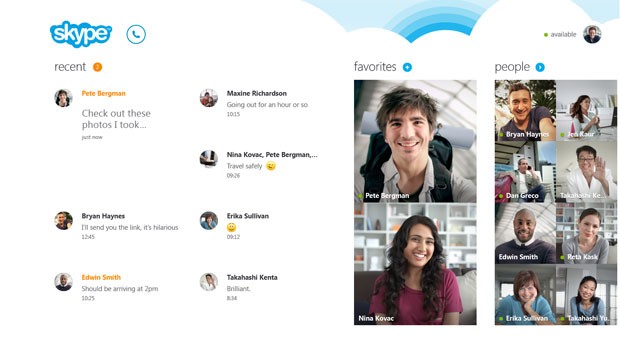 G1 Microsoft Apresenta Novo Skype Para Windows 8 Notícias Em Tecnologia E Games 5984