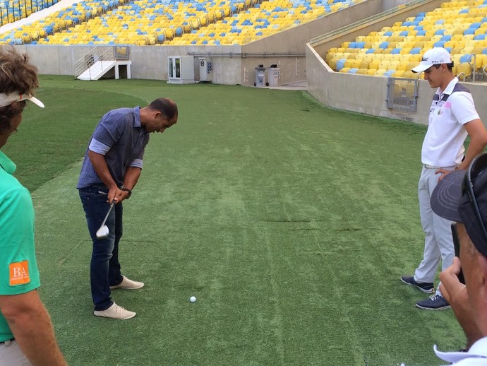 maracanã materia golfe aberto do brasil felipe (Foto: Edgard Maciel de Sá) maracanã materia golfe aberto do brasil felipe (Foto: Edgard Maciel de Sá)