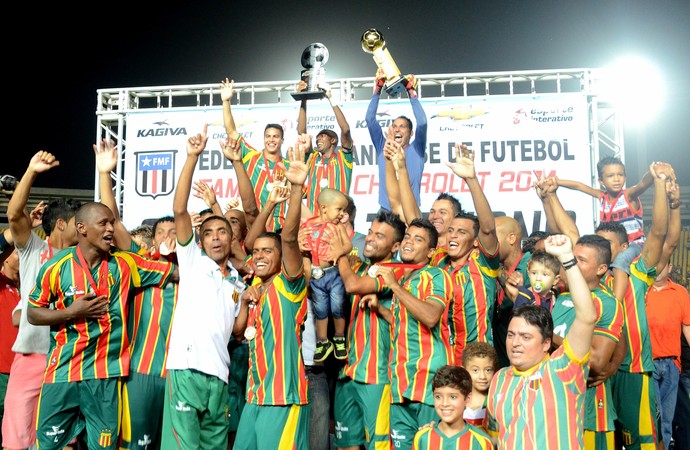 Sampaio - campeão primeiro turno Campeonato Maranhense (Foto: Paulo de Tarso Jr./Imirante)