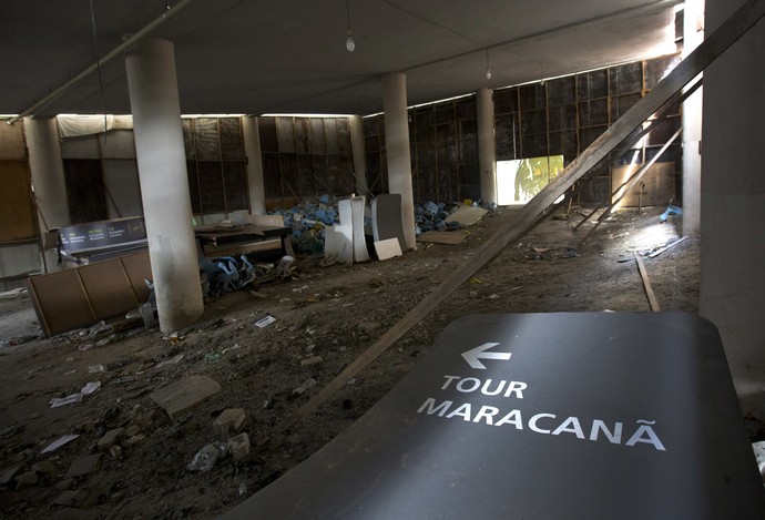 Maracanã abandonado (Foto: AP)