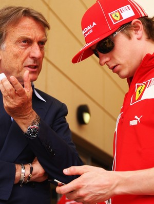 kimi raikkonen Ferrari e luca di montezemolo gp do Bahrein 2009 (Foto: Agência Getty Images)