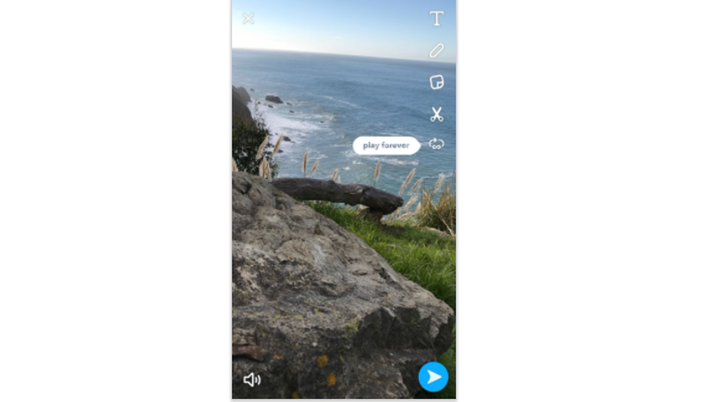 Looping Videos coloca efeito Boomerang no Snapchat (Foto: Divulgação/Snapchat)